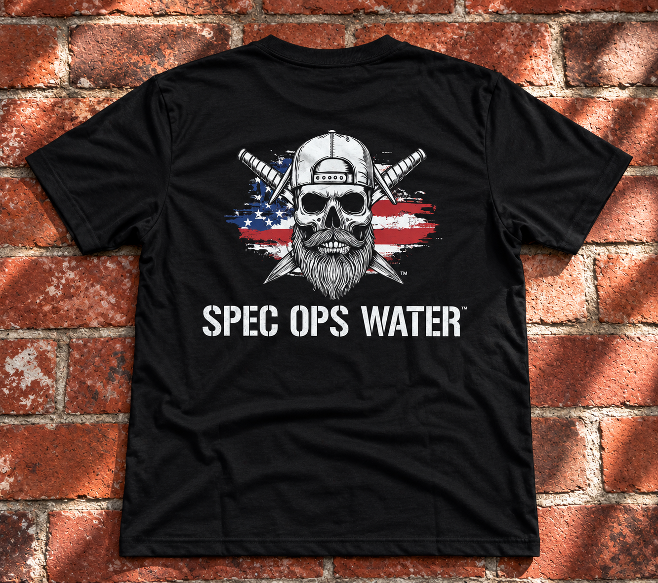 Patriotic T-Shirt – RALLY | Veteran & First Responder Support by Spec Ops Water