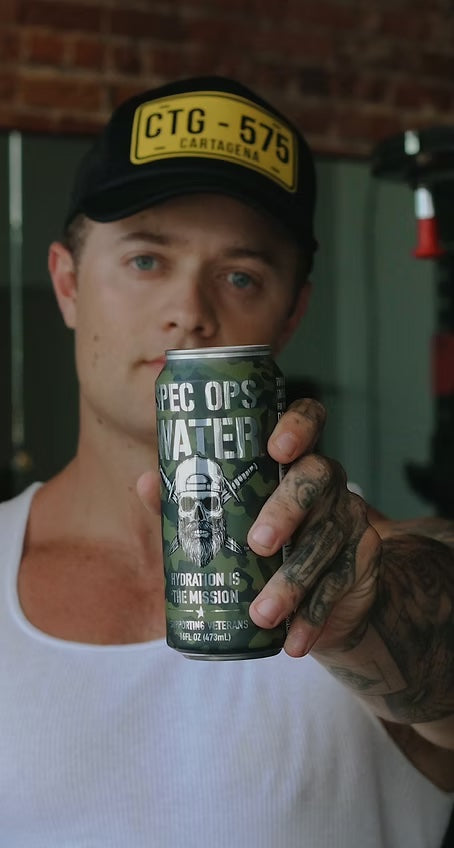 Spec Ops Water - OG Camo - 12-Pack (16 fl oz cans)