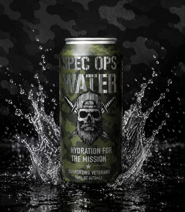 Spec Ops Water - OG Camo  12-Pack  (16 fl oz cans)