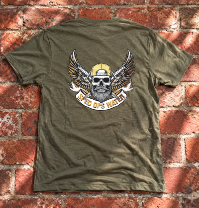 OD Eagle Wings T-Shirt  | Veteran Support by Spec Ops Water