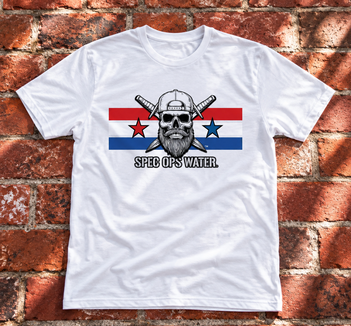 Patriotic American Flag T-Shirt – COLORS | Veteran Support Apparel by Spec Ops Water
