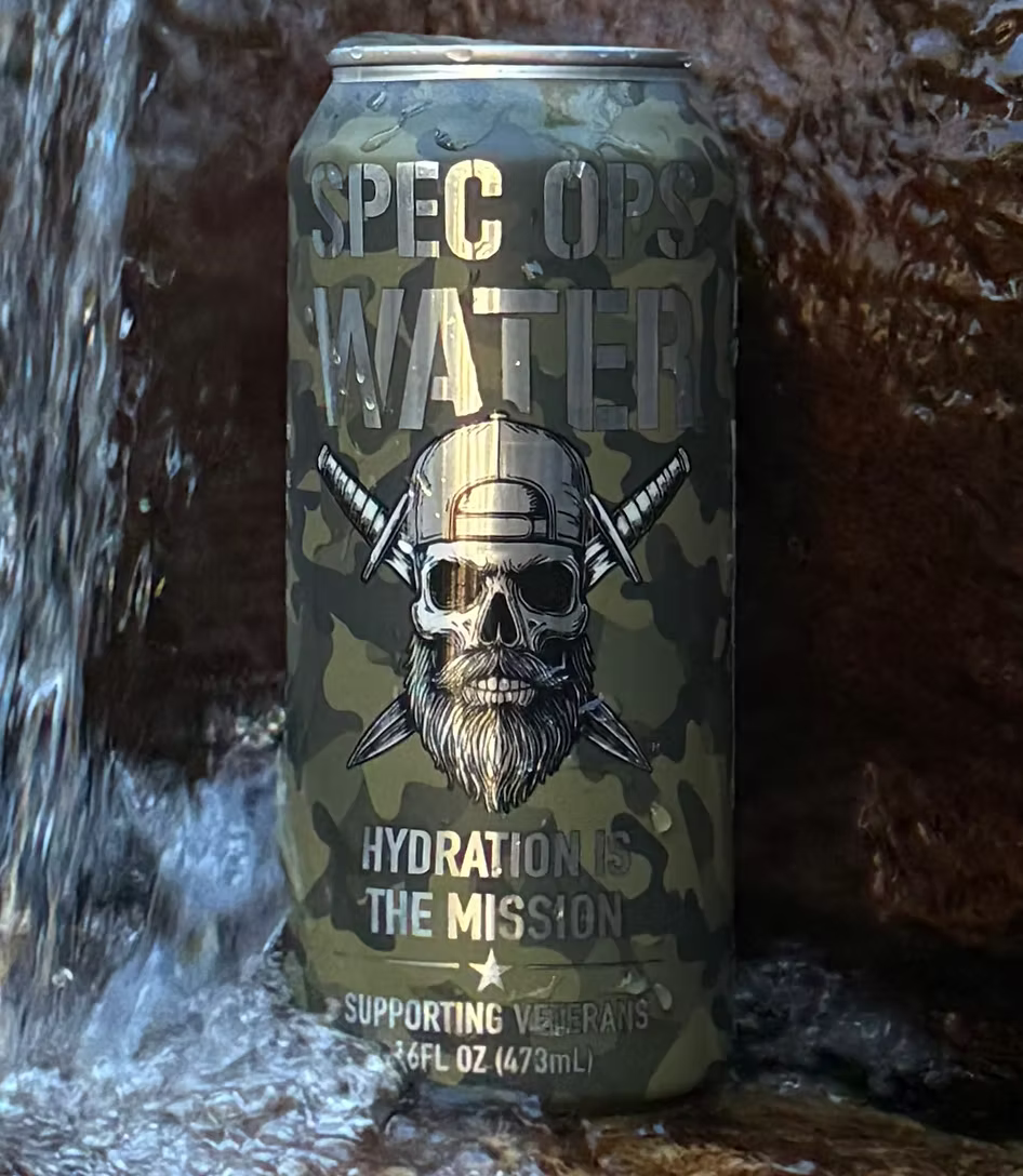 Spec Ops Water - OG Camo - 12-Pack (16 fl oz cans)