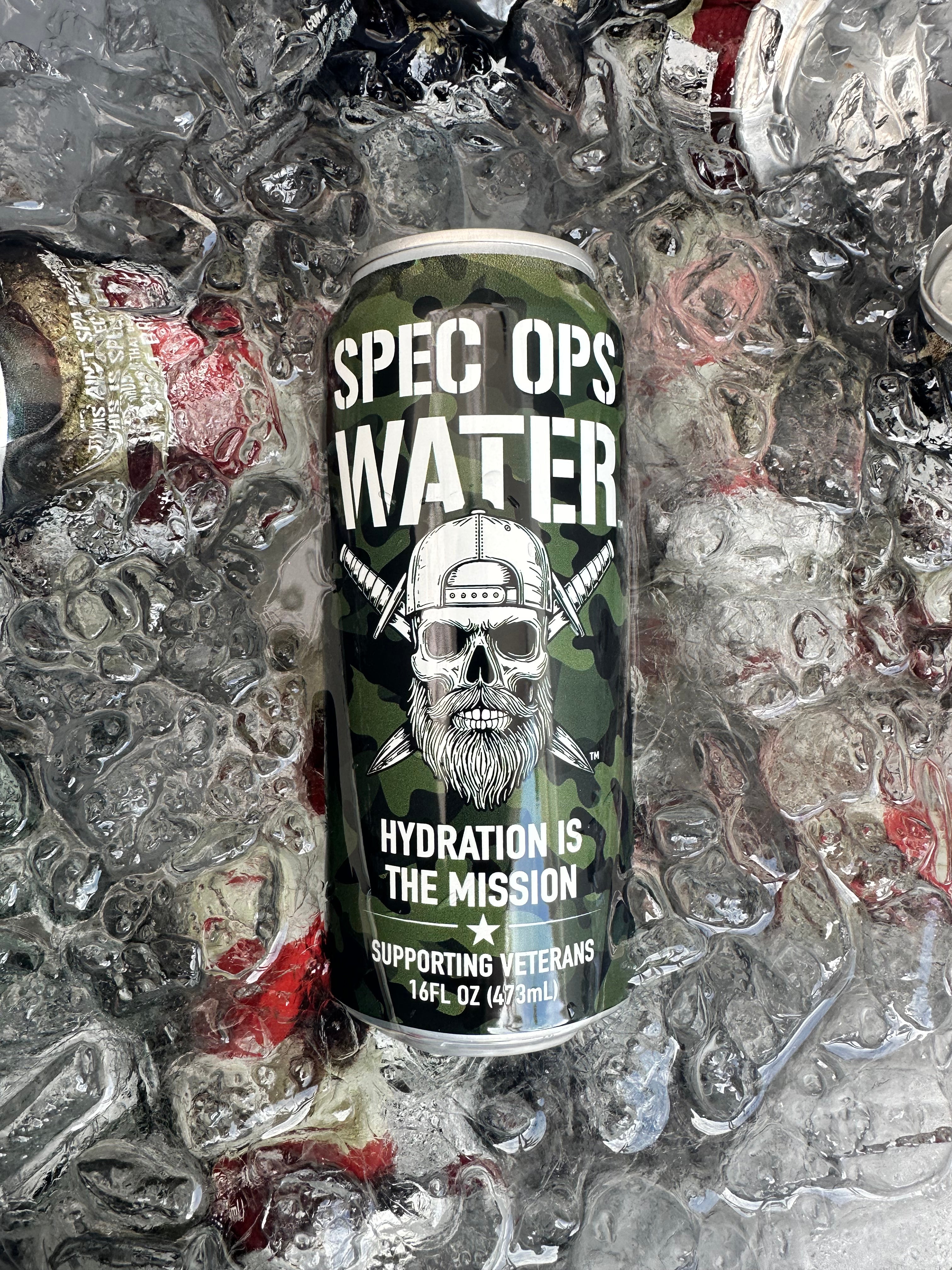 Spec Ops Water - OG Camo - 12-Pack (16 fl oz cans)