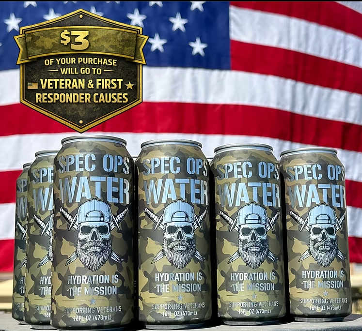 Spec Ops Water - OG Camo - 12-Pack (16 fl oz cans)